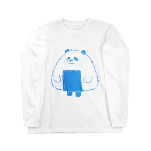 おにぎりパンダ🍙(水色) Long Sleeve T-Shirt