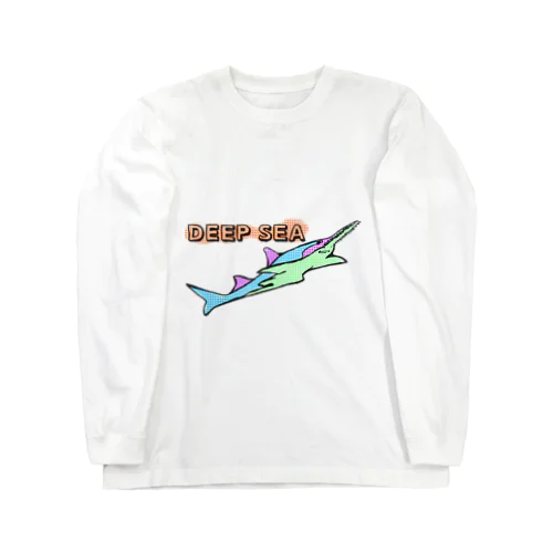 のこぎりざめ【深海魚シリーズ】DEEPSEA Long Sleeve T-Shirt