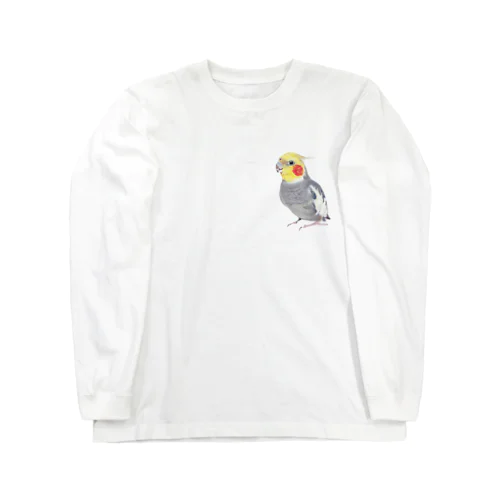 きゅるんなオカメインコ① Long Sleeve T-Shirt