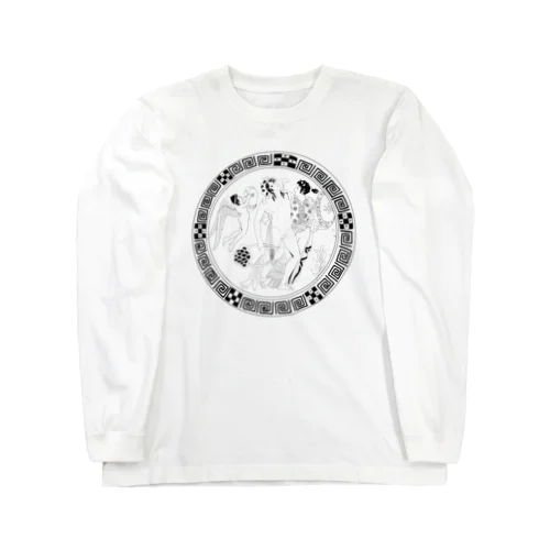 【黒地用】酔っ払いディオニューソス Long Sleeve T-Shirt