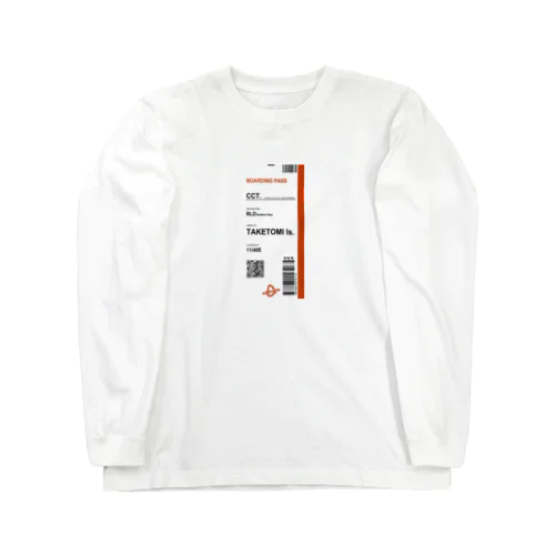 BOARDING PASS ロングスリーブTシャツ