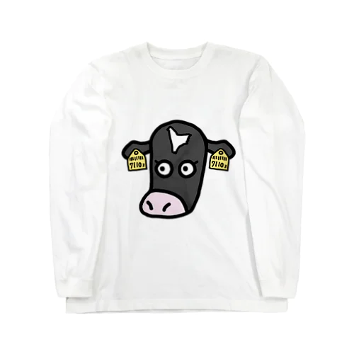 にわとり模様のこっこうし Long Sleeve T-Shirt