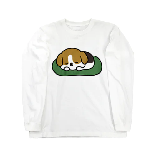 もちころワンコ　すやすや Long Sleeve T-Shirt