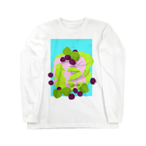 PANCAKE-GREEN ロングスリーブTシャツ