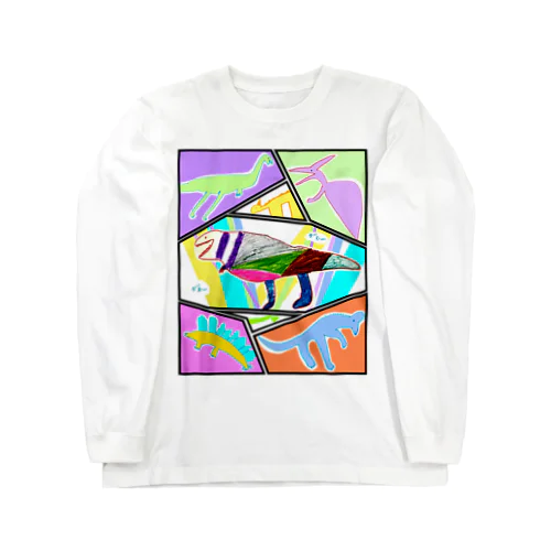 きょうりゅうだいしゅうごう Long Sleeve T-Shirt