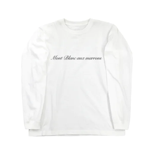 Mont Blanc aux marrons Long Sleeve T-Shirt
