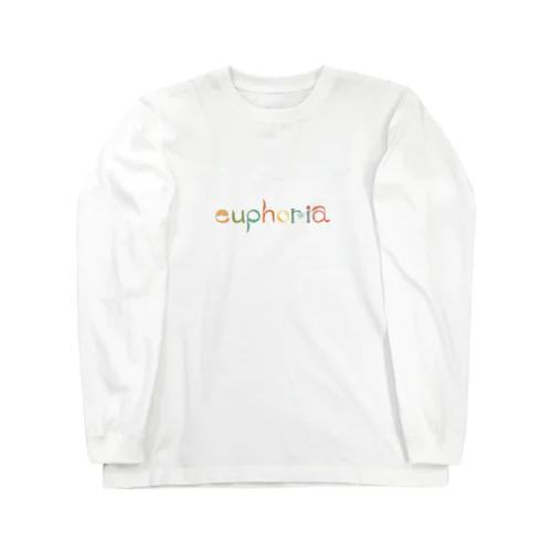 Leaf Font Series_euphoria ロングスリーブTシャツ