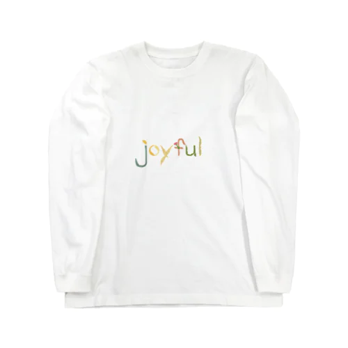 Leaf Font Series_joyful ロングスリーブTシャツ