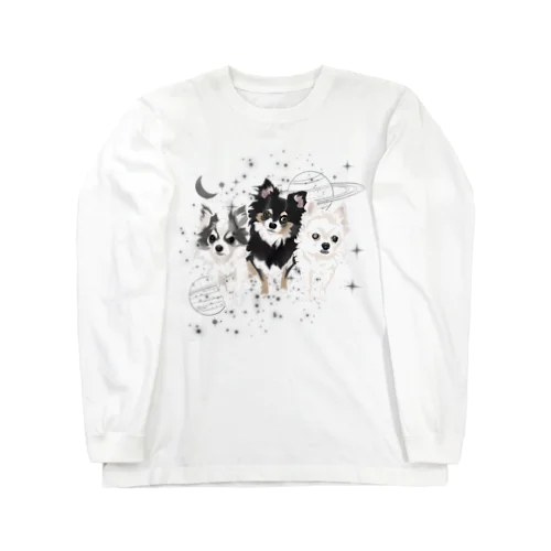 チョコ、チップ、ソラ Long Sleeve T-Shirt