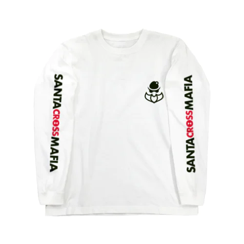 サンタ×マフィアロゴ【黒】 Long Sleeve T-Shirt