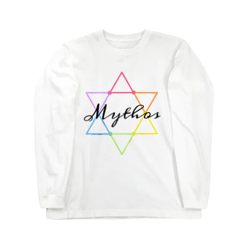 Mythos/Hexagram・黒 ロングスリーブTシャツ