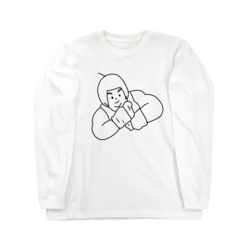 寒い時期 いろんな首を温めるとイイよね Long Sleeve T-Shirt