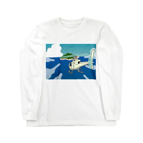 K.T.Y. ヘリコプター Long Sleeve T-Shirt