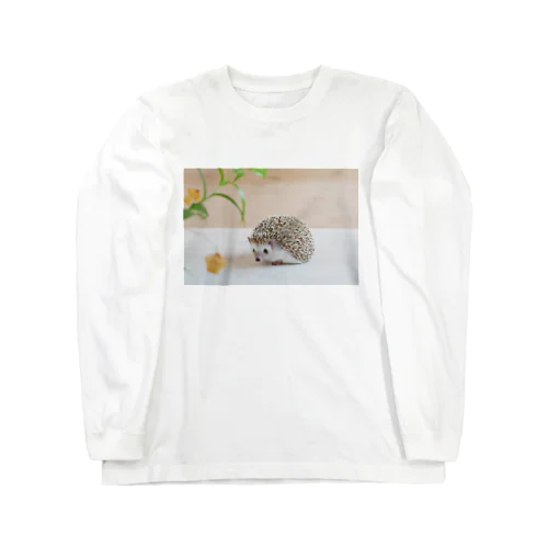 上目遣いのハリネズミ Long Sleeve T-Shirt