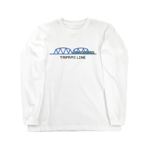 【只見線】第八只見川橋梁とキハE120形🚃💙 Long Sleeve T-Shirt