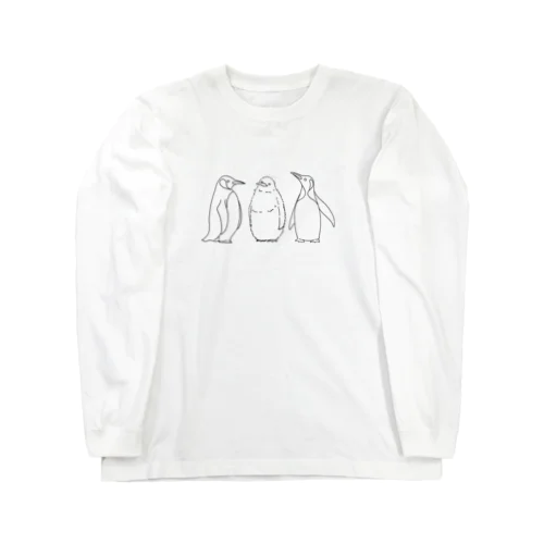 ペンギンファミリー Long Sleeve T-Shirt