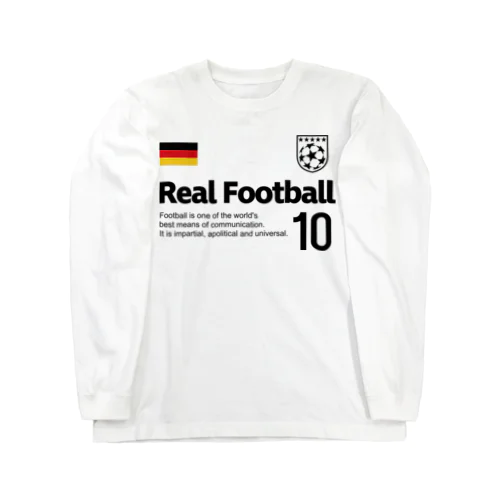 リアルフットボール ドイツ Long Sleeve T-Shirt