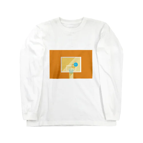 バスケットゴール　夕 Long Sleeve T-Shirt