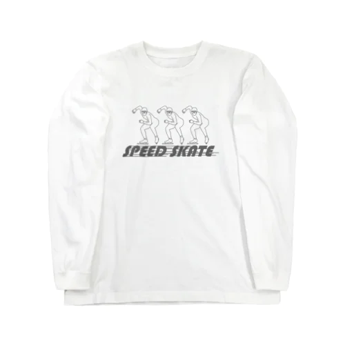 スピードスケート Long Sleeve T-Shirt