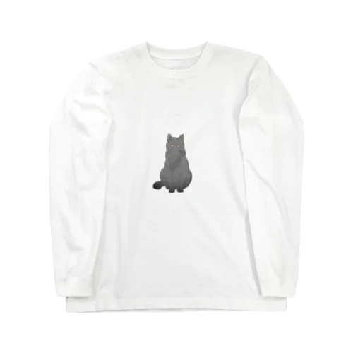 エモめの黒猫 Long Sleeve T-Shirt