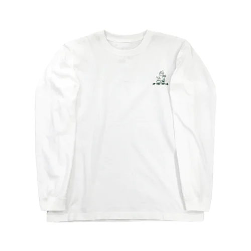 オンセントウ　Tシャツワンポイント（緑） Long Sleeve T-Shirt