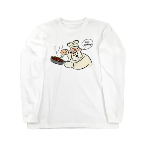 エンジョイクッキングおじいさん Long Sleeve T-Shirt