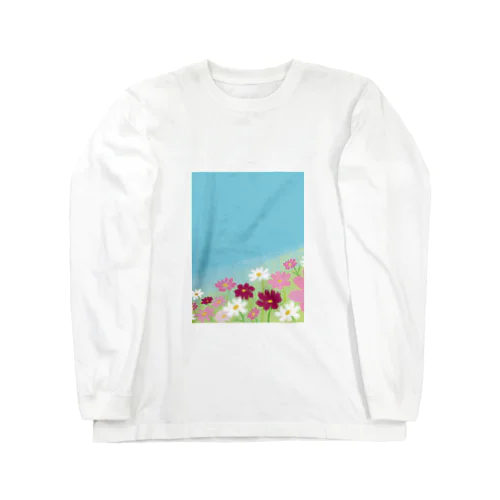 空とコスモス Long Sleeve T-Shirt