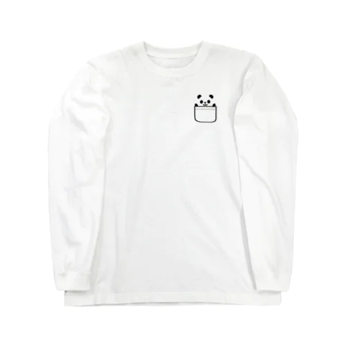 ポケットにこにこパンダ（ポケにこパンダ） Long Sleeve T-Shirt