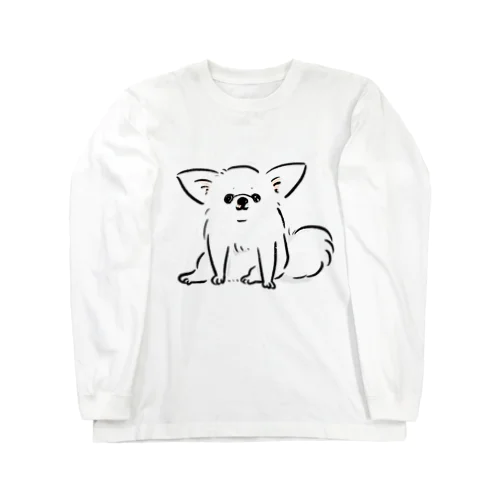 チワワちゃんお座り Long Sleeve T-Shirt