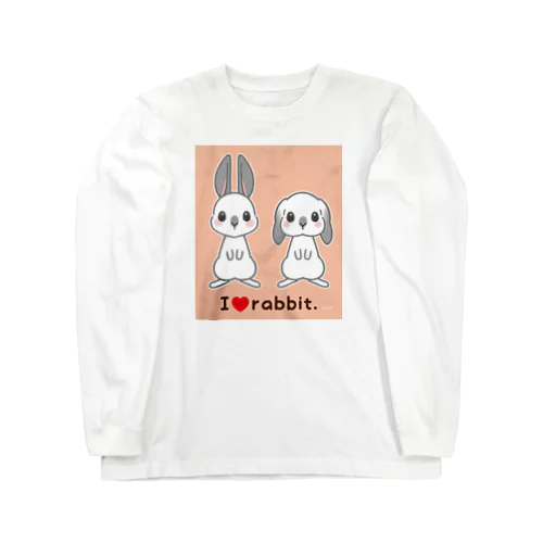 ちょいグレーうさぎ Long Sleeve T-Shirt