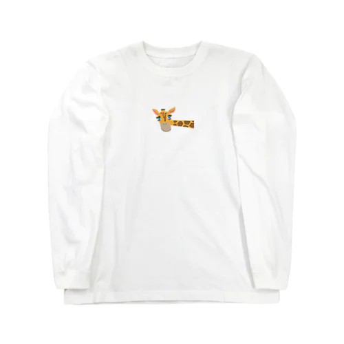 まつ毛ばさばさキリンさん Long Sleeve T-Shirt