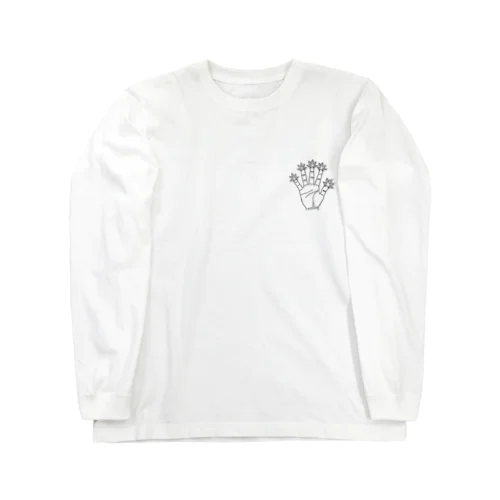 Fingertip Leaf  Long Sleeve T-Shirt