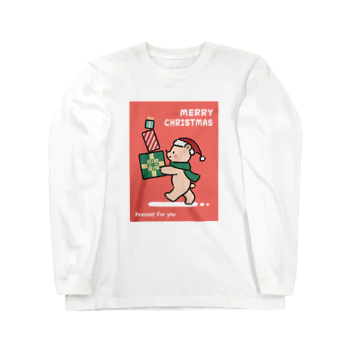 くまのサンタさん Long Sleeve T-Shirt