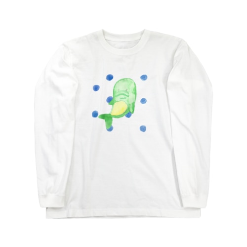 淡萌黄いるか Long Sleeve T-Shirt