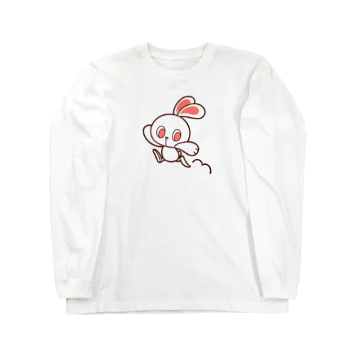 ぽっぷらうさぎ(じゃんぷ！) Long Sleeve T-Shirt