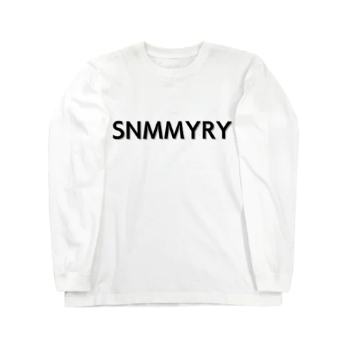 SNMMYRYボックスロゴ　パターンA ロングスリーブTシャツ