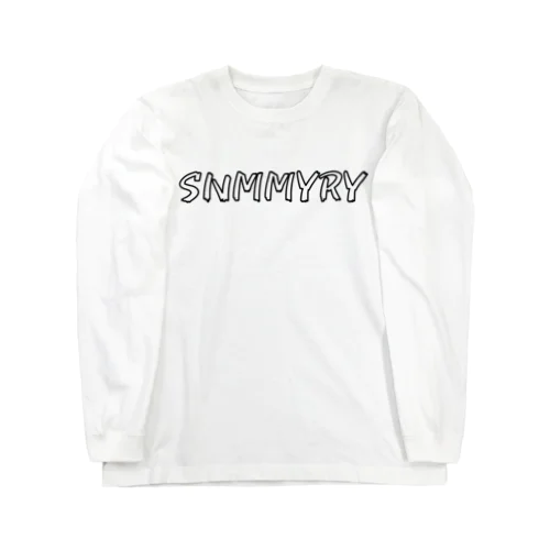 SNMMYRYボックスロゴ　パターンB ロングスリーブTシャツ