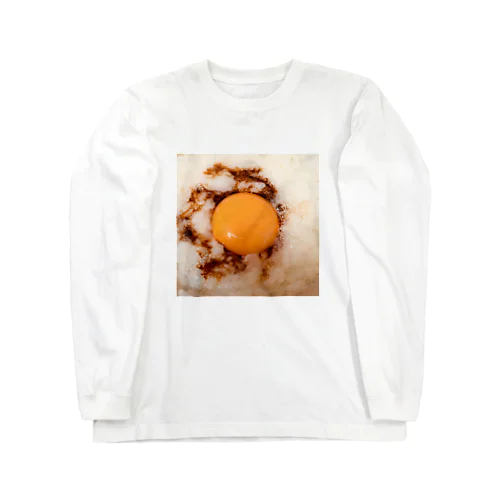 卵かけご飯、 ロングスリーブTシャツ