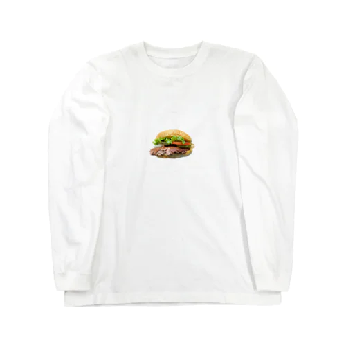 アメリカのハンバーガー ロングスリーブTシャツ