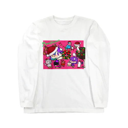 メリクリEXパワフル-pink- ロングスリーブTシャツ