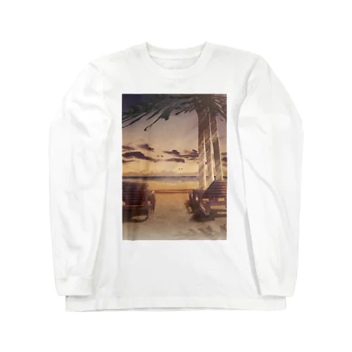 夕焼けビーチ Long Sleeve T-Shirt