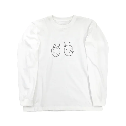 うさぎ(顔) Long Sleeve T-Shirt