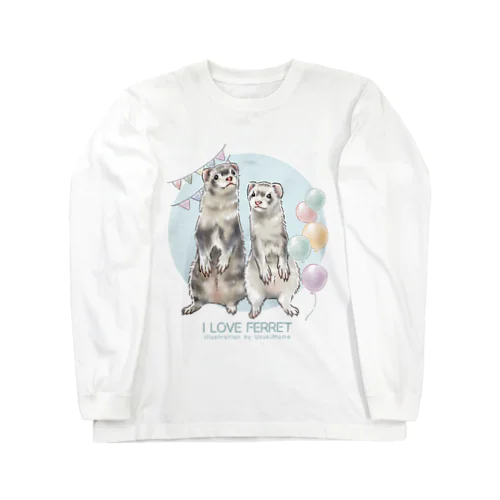 【No.13】I LOVE FERRET ロングスリーブTシャツ