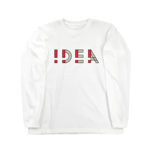 ！DEA（アイデア） 롱 슬리브 티셔츠