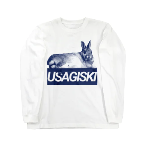 USAGISKI うさぎ年 デカプリント ロングスリーブTシャツ