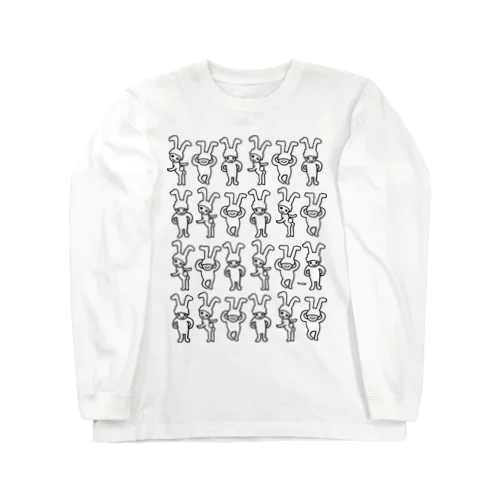 白うさぎ集合 Long Sleeve T-Shirt