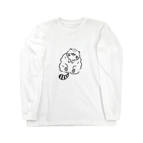 なでられ待ちのマヌルネコ Long Sleeve T-Shirt