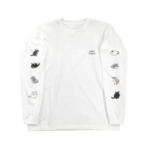 チンチラいっぱいロングスリーブT カラー Long Sleeve T-Shirt