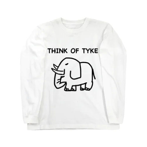 TYKE-2 ごんぎさんプロデュース (英語ロゴ) ロングスリーブTシャツ