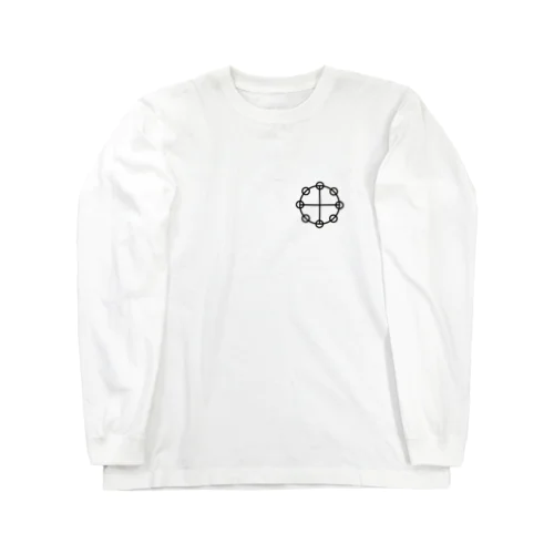 カタカムナ　ヤタノカカミ（ワンポイント） Long Sleeve T-Shirt